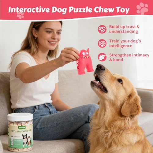 Dog Chew Toys Floating Squeaky Toy for Puppy Toothbrush Teething Cleaning Toys Outdoor Swimming Interactive Tough Toys for Small and Medium Dogs - color: Monster-red