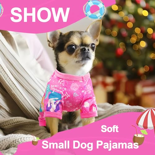 Dog Pajamas - Large Sized, Soft & Stretchy Doggie Onesies - Pink (X-Large) - color: Pink, size: X-Large