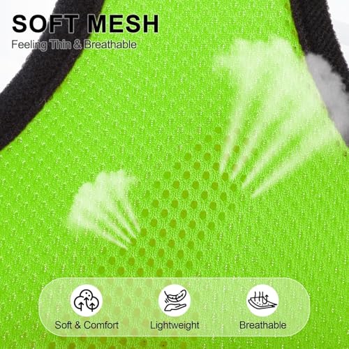 BINGPET Small Dog Harness, No Pull Dog Harness Small Sized Dogs, Soft Light Breathable Mesh Puppy Vest with Safety Buckle-Adjustable Step in Pet Harnesses for Easy Walking, Running, Training - color: Green, size: XS (NECK: 10", CHEST: 10"-14")