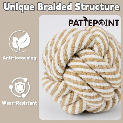 Dog Rope Toy for Small Dog 5pcs, Natural Chew Toys for Puppy, Medium & Small Dogs, Tug of War Rope for Puppies Clean & Relieve Teething - size: 5pcs