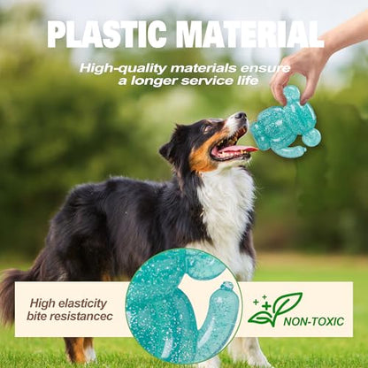 Monkey Dog Chew Toy, Indestructible Dog Rubber Toy for Medium & Large Dogs, Tough No Stuffing Puzzle Toy, Anxiety Relief & Dental Care, Interactive Cognitive Toy, 4.92inch (Green) - color: GREEN
