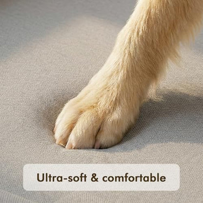 Orthopedic Dog Bed for Small Dogs,Couch Pet Bed Removable Washable Cover,Grey (M) - size: M