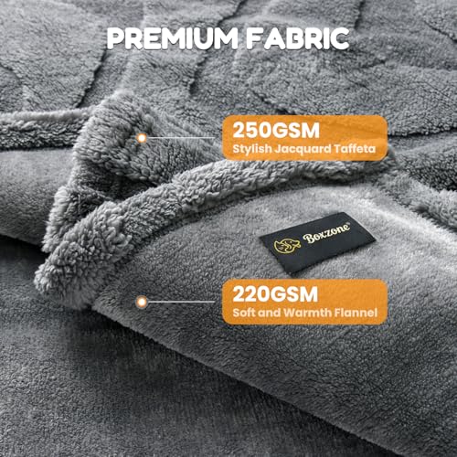 Waterproof Dog Blanket for Small Dog – Double Sided Washable Cat Puppy Blanket, Soft, Warm, Pet Throw Essentials, Grey M(40×28)"