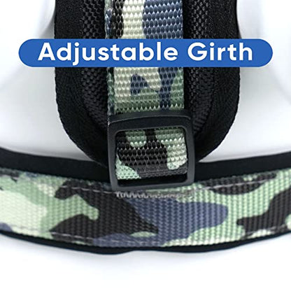 Pawtitas Reflective Padded Dog Harness for X-Small Dogs – Adjustable Puppy Step-in Vest | Fits Chest 14–18 in | No Pull Training Harness | XS | Grey Camouflage - color: Grey Camouflage, size: X-Small (Pack of 1)