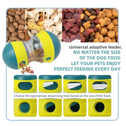 Interactive Dog Toys to Keep Them Busy, Puppy Puzzle Adjustable Food Dispenser Slow Feeder, Enrichment Treat Dispensing Toy Ball for Large/Medium/Small Breed Dogs Pet Gift