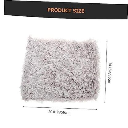 KESYOO Plush Pet Mat Comfortable Crate Cushion for Dogs Cats Soft Durable Sleeping Mat for Indoor Outdoor Use Washable Cozy Floor Blanket Light Gray s