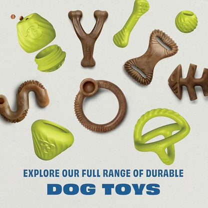 Benebone Natural Rubber Dog Chew Toy, Dog Bone, Limited Edition America 250, Medium - size: 1 Pack, style: America 250 - Bone