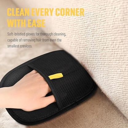 Acmefun Saker Pet Hair Remover |Grooming Glove for Dogs & Cats | Reusable Deshedding Tool | Massage Brush for Short/Long Hair (5 PCS) - size: 5 PCS