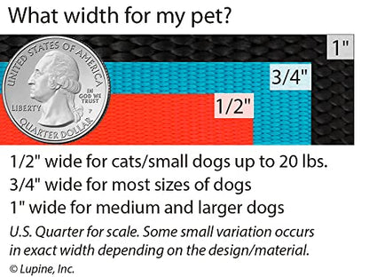 Lupine Extra Small Step in Dog Harness 1/2" Wide Petunias with 10-13" Girth - size: 1/2" wide; girth adjusts 10-13"