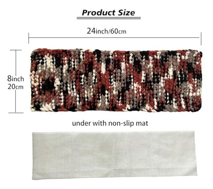Cat Window Sill Pet Pad Window Perch, Knitted Windowsill Pet Mat Pillow Seat Bed,Double Sided Cat Cushion for Window Sill (Mixed Color, 8"x24") - color: Mixed color