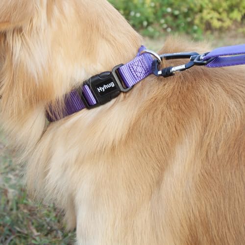 Small Dog Collar Quick-Release Purple| Heavy-Duty Nylon Puppy Collar, Adjustable & Durable Pet Supplies for Boy & Girl Dogs (Small, Ultra Violet) - color: Ultra Violet, size: Small