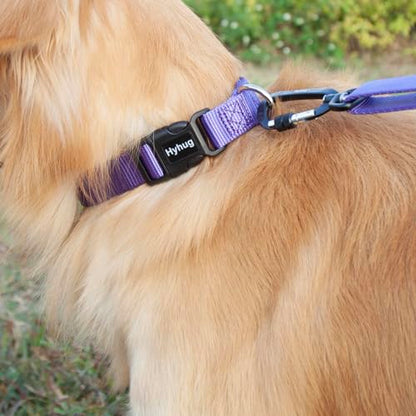 Small Dog Collar Quick-Release Purple| Heavy-Duty Nylon Puppy Collar, Adjustable & Durable Pet Supplies for Boy & Girl Dogs (Small, Ultra Violet) - color: Ultra Violet, size: Small