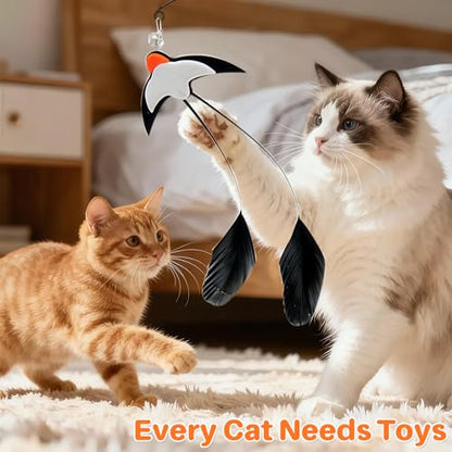 Walfront Interactive Multi Cat Toys for Indoor Cats – Keeps Multiple Cats Busy, Reduces Aggression & Boredom, Perfect for Multi-Cat Homes