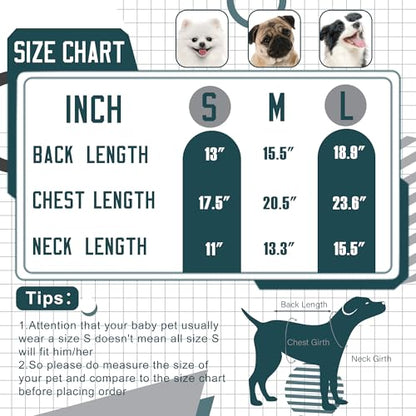 Small Dog Sweater Football Theme Turtleneck Knit Dog Sweaters for Small Pets Warm Winter Cat Dog Clothes - color: green&gray, size: Medium