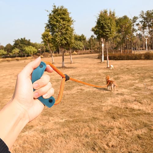 2PCS Dog Leash Grip Handle Sleeve - Leash Wrap - Soft Velvet & Polyester Mesh Ensure Comfortable Grip - Dog Leashes/Box/Bag Handle Cover Protection Pads(Blue) - color: Blue