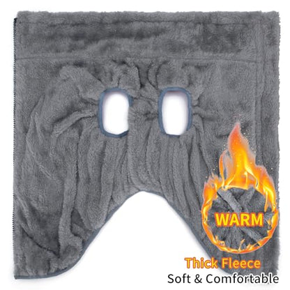 Dog Coat, Reflective Dog Jacket Waterproof Windproof Puppy Cold Weather Coats with Harness Built in, Winter Extra Warm Pet Coat Fleece Vest for Small Large Pets and Puppy (Black, XX-Large) - color: Black, size: XX-Large