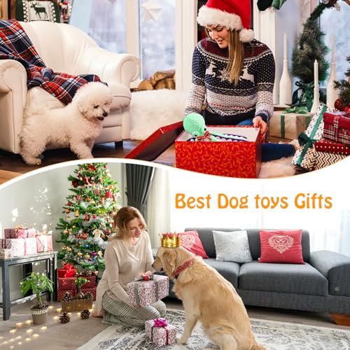 Fuufome Large Squeaky Dog Toys- Plush Dog Toys with Soft Fabric for Small, Medium, and Large Dogs Daily Companionship, Training Reward Gift - color: Green