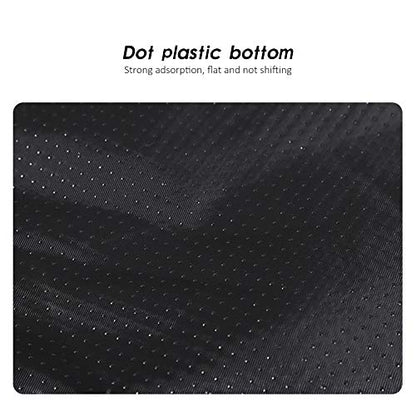 39 Inch Plush Dog Bed Mat Warm Fluffy Round Puppy Crate Pad with Anti-Slip Waterproof Bottom Soft Comfy Pet Kennel Mat for Small and Medium Dogs Sleeping(Beige) - color: Beige, size: 39 Inch
