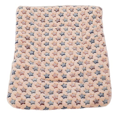 Warm Dog Blanket for Winter | Soft Flannel & Fleece Pet Bed Mat | Cozy Sleeping Blanket for Dogs/Cats/Small Pets | Machine Washable, Portable (XL Size 100 * 75CM) - size: XL size 100*75CM