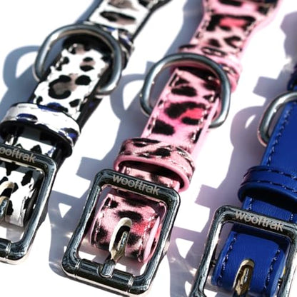 Luxury K9 Crystal Dog Collar -Waterproof Wear-Resistant Microfiber Leather with Hand-Set Rhinestone Gems, Durable Metal Buckle, Adjustable Bling Collar for Small Medium Large Dogs (Blue, M) - color: Blue, size: M(FIT,NECK:12.2"-15")