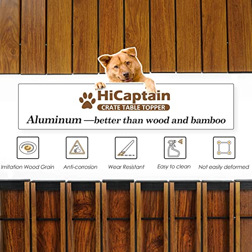 Pet Crate Table Topper – Foldable Wire Dog Kennel Topper Custom Pet Crate Table (L, for 42 inch Crate)