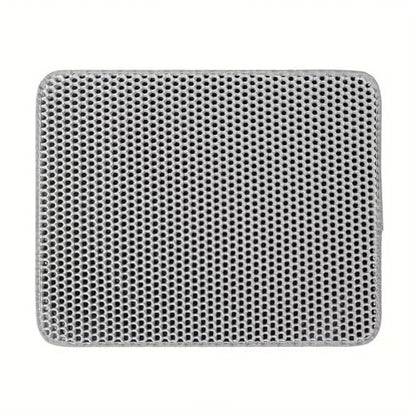 Large Cat Litter Mat with Advanced Honeycomb Double Layer Design, Urine Waterproof Easy Cleaning(Small,S-40x50cm) - color: Small, size: S-40x50cm
