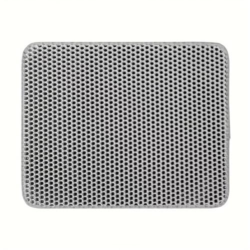 Large Cat Litter Mat with Advanced Honeycomb Double Layer Design, Urine Waterproof Easy Cleaning(Small,L-60X90cm) - color: Small, size: L-60X90cm