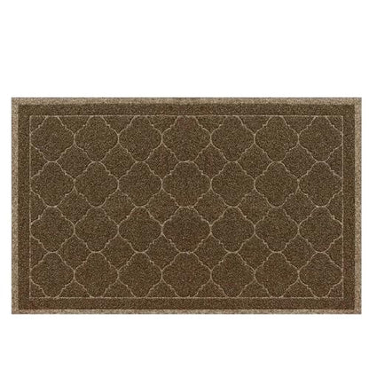 Cat Litter Mat Traps Litter from Litter Box XL Size 47"X36" Durable Trapping Rug, Non-Slip and Waterproof, Easy to Clean - color: Brown