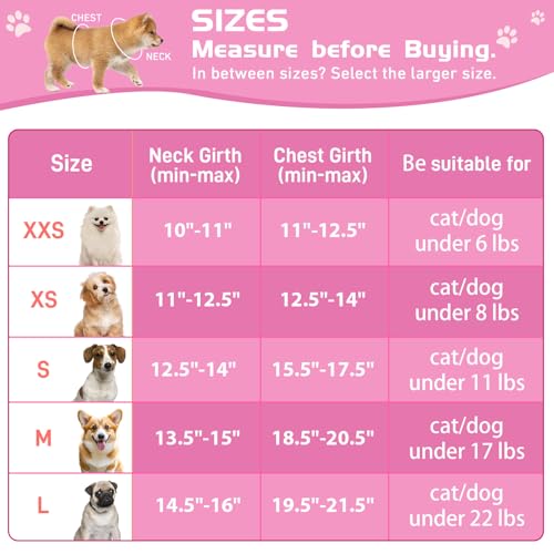 Soft Mesh Dog Harness and Leash Set, No Pull Puppy Harness and Leash Set, Reflective Step in Harness for Small Medium Dogs, Easy Walk Escape Proof Vest Harnesses (Rose Red, M) - color: Rose Red, size: M