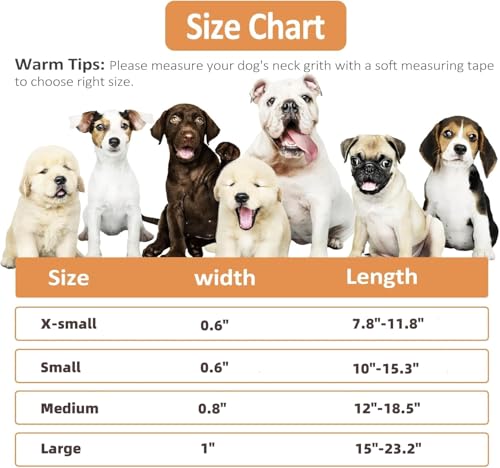 Custom Customized Personalized Dog Collars with Engraved ID Name Phone Number with Metal Buckle - Adjustable Dog Collars for Male Female Girl Boy Puppy X-Small Small Medium Large X-Large Dogs - color: New matel buckle