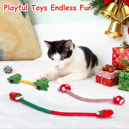 Retro Shaw Cat Chew Ropes 3PCS, Kitten Teething Toys for Indoor Cats, Natural Catnip Kicker Toys for Boredom Relief, Handmade Catnip Toys for Dental Health, Gift for Kitty - style: Rope-3