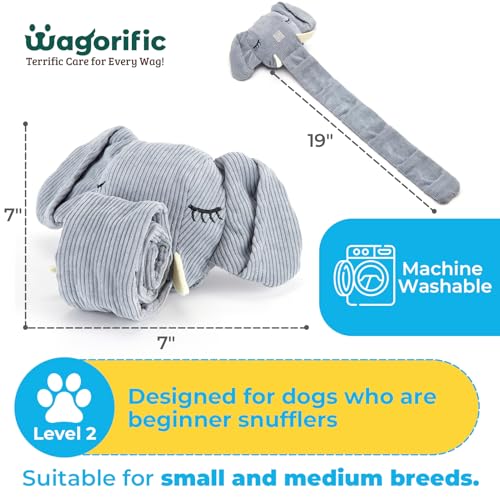 Dog Toys Plush with Squeaky & Treat Hiding Features - Mental Stimulation Enrichment Toy for Large Breed Dogs - Machine Washable Slow Feeder to Keep Dogs Busy，Trunk or Treat - color: Trunk or Treat-1