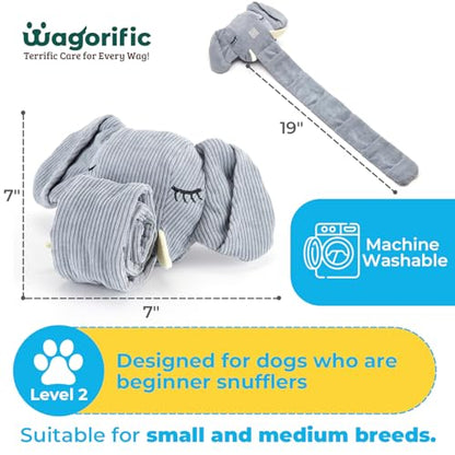 Dog Toys Plush with Squeaky & Treat Hiding Features - Mental Stimulation Enrichment Toy for Large Breed Dogs - Machine Washable Slow Feeder to Keep Dogs Busy，Trunk or Treat - color: Trunk or Treat-1