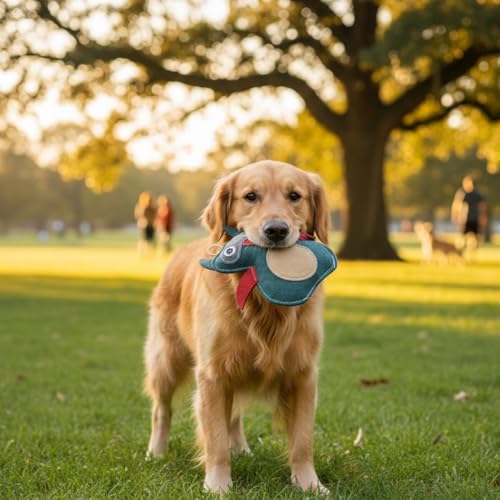 Natural Suede Leather Owl Chew Toy for Dogs & Puppies | Durable and Fun Interactive Toy | Supports Healthy Chewing and Daily Play | Soft Texture for Gentle Teeth - style: Owl Shape