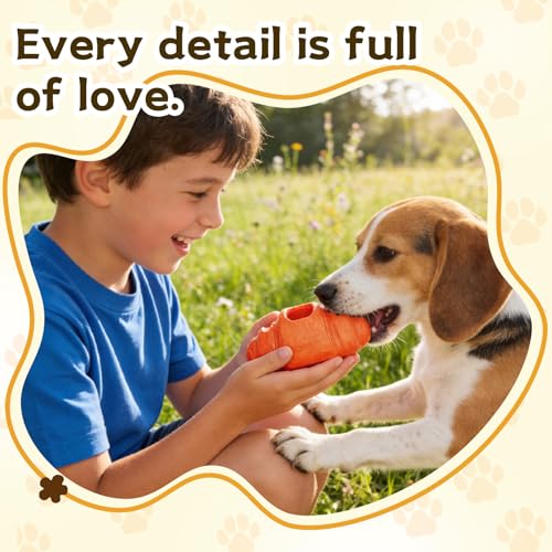 Durable Frozen Dog Chew Toy for Aggressive Chewers,Interactive Treat Dispensing Toy for Crate Training & Anxiety Relief,Food-Grade Nylon, Coffee Wood Fiber, Easy to Clean,For Medium & Large Dogs