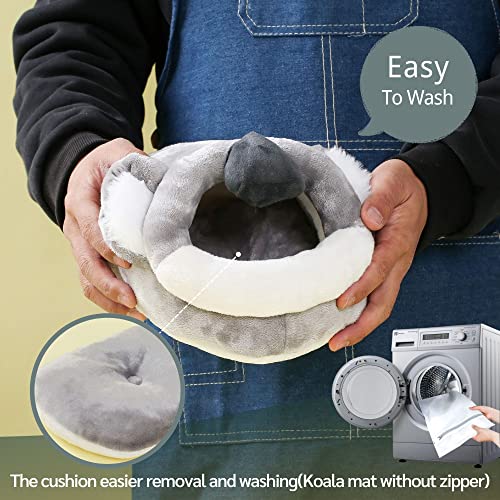 Hamster Guinea Pig Supplies Bed Accessories House Hedgehog Cage Supplies Chinchilla Ferret Rat Gerbil (S,Koala) - color: 6-Koala, size: S