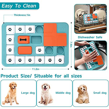 FOXMM Dog Puzzle Toys - Interactive IQ Training & Mental Stimulating Toys for Large, Medium & Small Dogs - style: S-Level 3