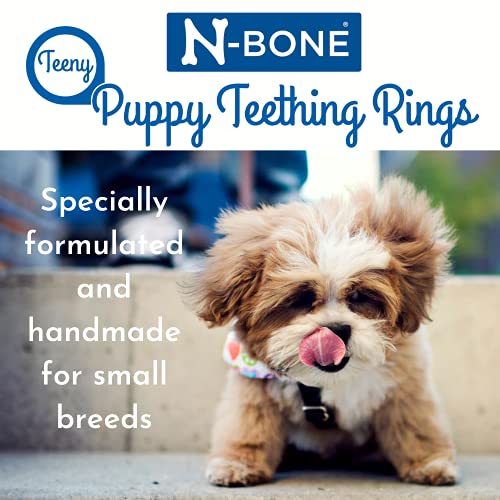 N-Bone Teeny Puppy Teething Rings Chicken Flavor 7 Count / 4.6oz - size: 4.6 Ounce (Pack of 1)
