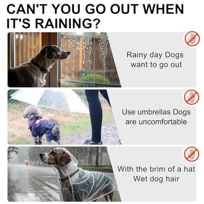 BEAUTYZOO Dog Raincoat Hooded Slicker Poncho, Waterproof Windproof Rain Jacket Hood with Harness Built in, Adjustable Reflective Duck Design Rain Coats for Small Medium Dogs Puppies, Yellow Size M - color: Yellow Duck, size: M(Back 15", Chest 22.5", Neck