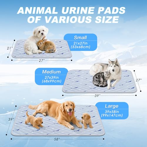Dog Cooling Mat, Cooling Mat for Dogs, Breathable Dog Bed with Non-Slip Design, Portable & Washable Pet Pad for Indoor, Outdoor, Crate, Summer Cat Bed, Cool Pet Pad, Gel-Free, 21"x27" - size: 21"x27"(S)