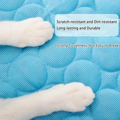 Dog Cooling Mat, 2025 Upgraded Cooling Blanket for Dogs, Washable Cool Mat for Dogs for Summer, Portable Pet Coolings Pad for Dogs & Cats Sleeping (28"x22" L Size)