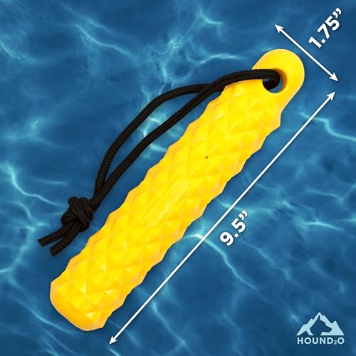 Dog Toys | Rope Bumper Floating Outdoor Toy for Dogs | Bright Yellow Fetch Toy - color: Yellow