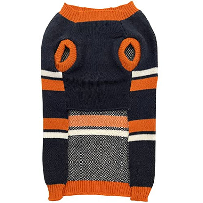 NFL Chicago Bears Dog Sweater, Size Medium. Warm and Cozy Knit Pet Sweater with NFL Team Logo, Best Puppy Sweater for Large and Small Dogs - color: Chicago Bears, size: Medium