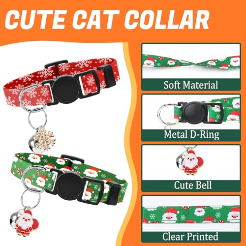 18 Pcs Holiday Cat Collars 4th of July Cat Collars Breakaway with Bell Adjustable Kitten Collar with Plastic Buckle for Holiday Pet Cat Costume,Multicolor - color: Multicolor