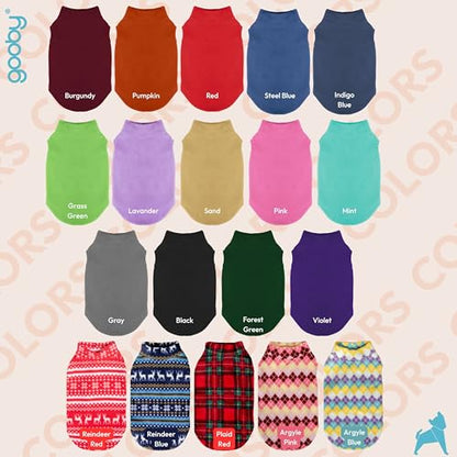 Gooby - Stretch Fleece Vest, Pullover Fleece Vest Jacket Sweater for Dogs, Pink, X-Small - color: Pink, size: X-Small Length (7")