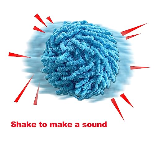 9Pcs Fuzzy Cat Ball Toys - Safe Pom Pom Balls for Indoor Cats, Kitten Chasing Toys with Bell (Multicolor) - color: 9Pcs