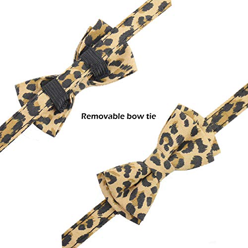Bowtie Cat Collars Breakaway with Bell, Adjustable Cute Kitty Collars Safety Buckle Kitten Collar for Cat Puppy 7.5-11in (16) - color: 16