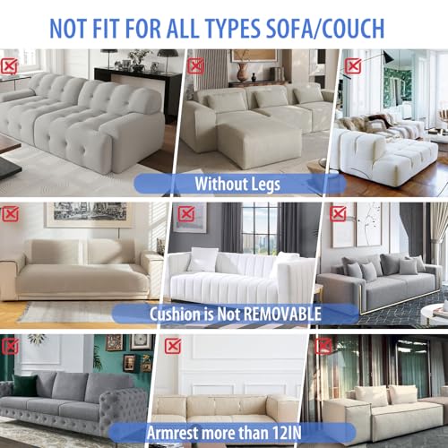 Cat Scratch Couch Protector with Natural Sisal for Protecting Couch Sofa Chair Furniture 23.6" L*19.7" W(Smoke Gray, Right Hand) - color: Smoke Gray