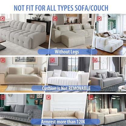 Cat Scratch Couch Protector with Natural Sisal for Protecting Couch Sofa Chair Furniture 23.6" L*19.7" W(Smoke Gray, Right Hand) - color: Smoke Gray