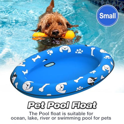 Dog Float Raft - Inflatable Dog Swimming Float for Summer Dogs Water Floats (Small)